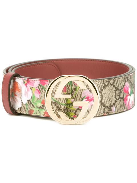 gucci gg blooms belt