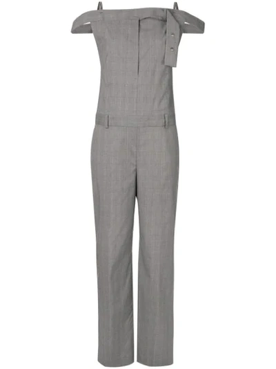 Irene Dropped Shoulder Jump Suit In Grey