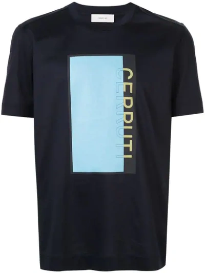 Cerruti 1881 Rectangle T-shirt In Blue