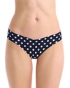 Commando Seamless Printed Thong In Polka Dot