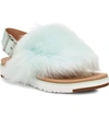 Ugg Holly Genuine Shearling Sandal In Agave Glow