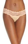 B.tempt'd By Wacoal B. Adorable Thong In Apricot Ice