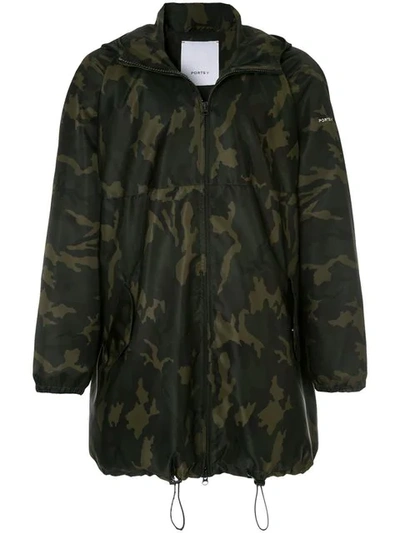 Ports V Camouflage Jacket In Green