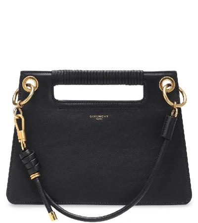Givenchy Whip Small Leather Top Handle Bag In Black
