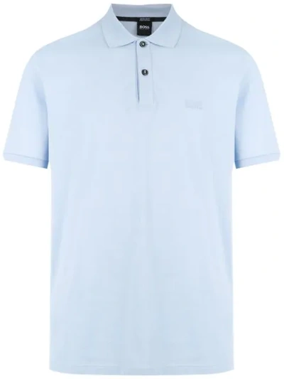 Hugo Boss Short-sleeve Polo Shirt In Blue