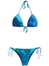 Lygia & Nanny Tulum Bikini Set In Blue