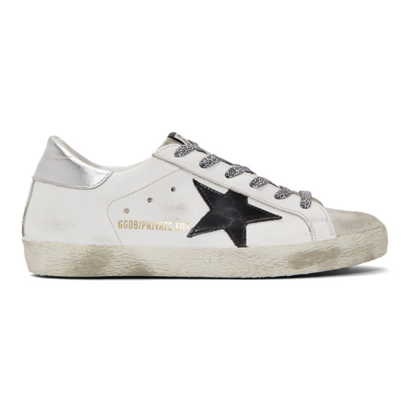 ssense exclusive white superstar sneakers