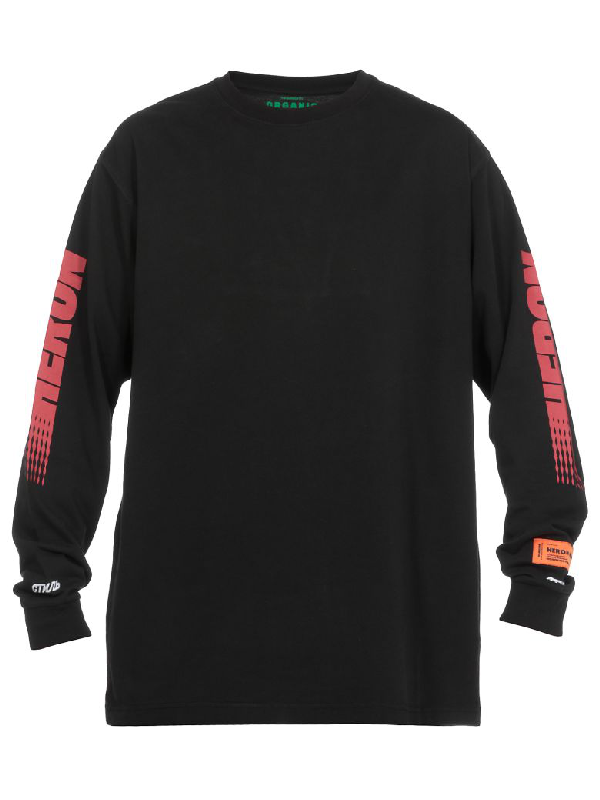 Heron Preston Cotton Sweatshirt In Black | ModeSens