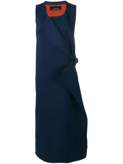 Pre-owned Comme Des Garçons 1996's Envelope Midi Dress In Blue