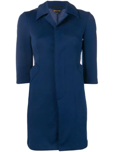 Pre-owned Comme Des Garçons Deformation Coat In Blue