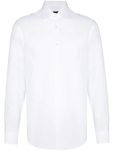 Hugo Jango Cotton Shirt In White