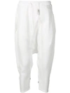 Army Of Me Haremhose Mit Kordelzug - Weiss In White