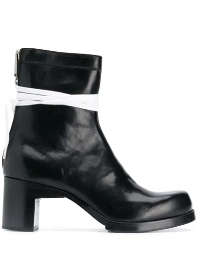 Alyx Chunky Heel Ankle Boots In 001