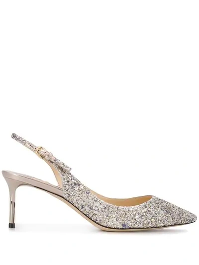 Jimmy Choo Erin Pumps In Silver