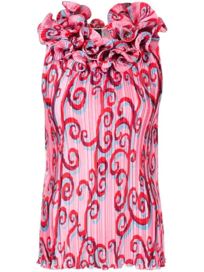 Romance Was Born Psychedelic Vine Top In Pink