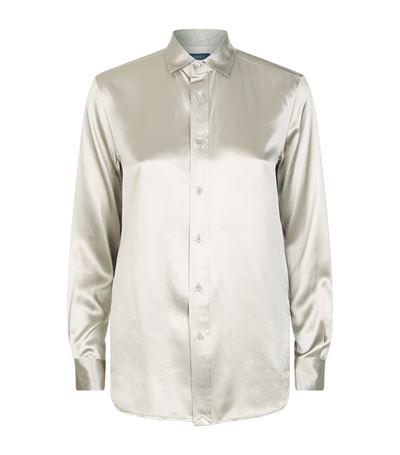 ralph lauren silk shirt