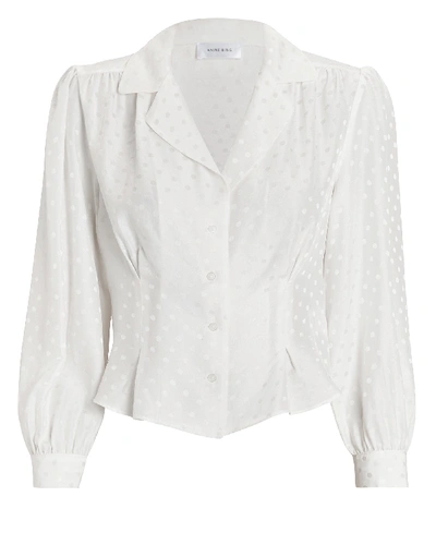 Anine Bing Lenora Silk Blouse