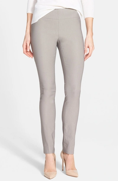 Nic And Zoe Wonderstretch Slim Leg Pants In Mushroom