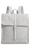 Herschel Supply Co City Mid Volume Backpack - Grey In Light Grey Crosshatch