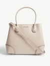 Michael Michael Kors Mercer Gallery Pebbled Leather Satchel In Soft Pink