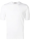 La Fileria For D'aniello Round Neck Short-sleeved T-shirt In White