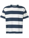 Facetasm Striped T-shirt In Blue