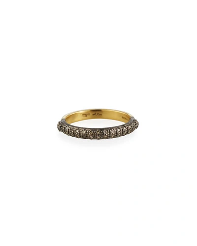 Armenta Old World Halfway Diamond Stack Ring In Gold
