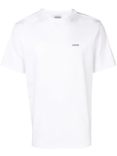 Adish Logo T-shirt In White