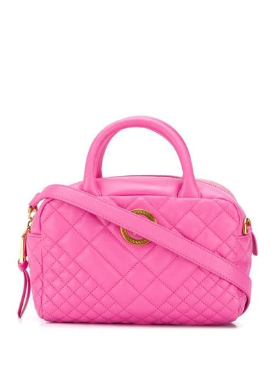 Versace Quilted Medusa Bag - Pink