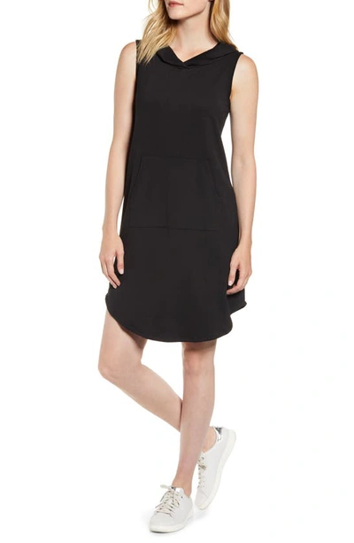 B Collection By Bobeau Sleeveless French Terry Dress In Black