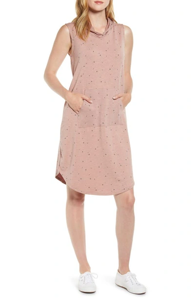 B Collection By Bobeau Sleeveless French Terry Dress In Tossed Star