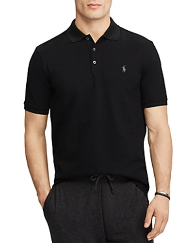 Polo Ralph Lauren Classic Fit Stretch Mesh Polo Shirt In Polo Black