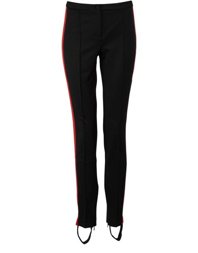 Gucci Technical Jersey Stirrup Legging With Crystals In Black