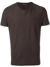Roberto Collina Basic T-shirt - Brown