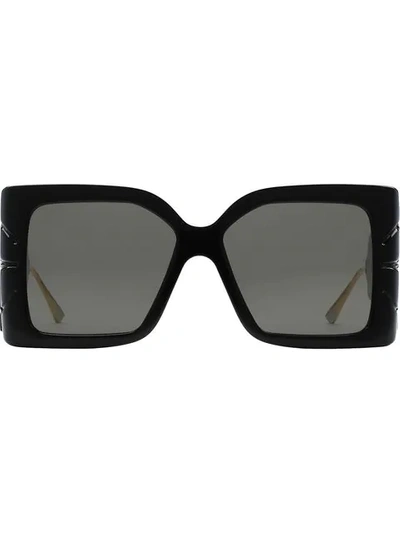 Gucci Square Sunglasses In Black