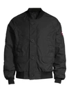 Canada Goose Faber Water-resistant Bomber In Black