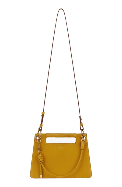 Givenchy Whip Small Smooth Leather Shoulder Bag In Yellow Curry