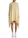 Valentino Fluid Silk Dress In Beige