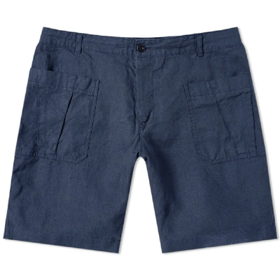 Arpenteur Olona Cargo Short In Blue