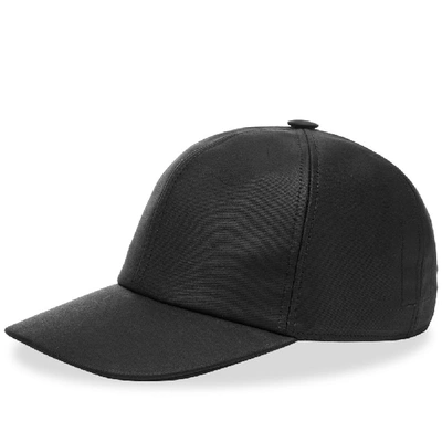 Rick Owens Drkshdw Slogan Rib Baseball Cap In Black