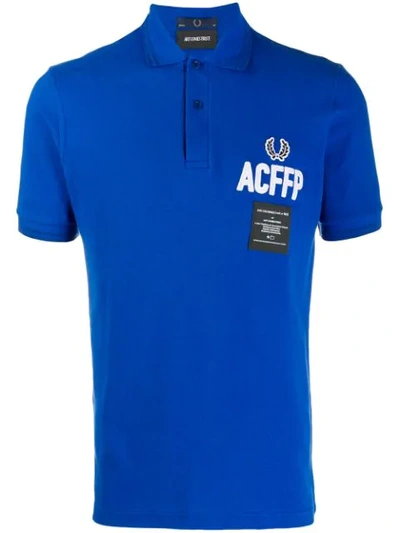 Fred Perry Art Comes First Polo - Regal Blue