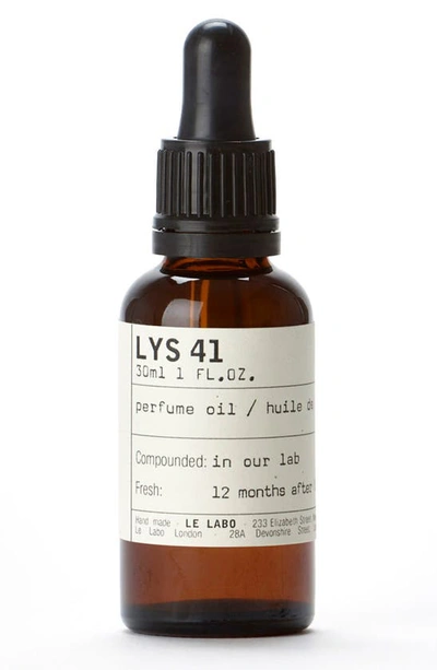 Le Labo Lys 41 Perfume Oil In Colorless