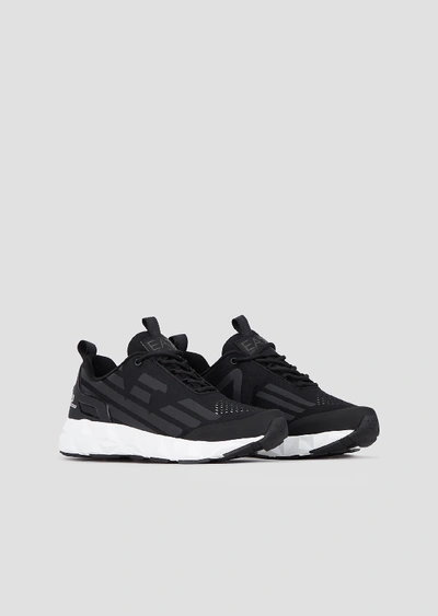 Emporio Armani Sneakers - Item 11655752 In Black