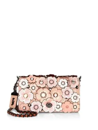 Coach dinky with crystal tea rose deals