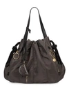 See By Chloé Large Drawstring Tote In Minimal Grey