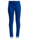 Gucci - Technical Jersey Stirrup Hem Leggings - Womens - Blue Multi