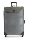 Bric's 30" My Safari Leather Packing Case In Grey