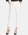 Dkny Women's Slim Pant With Side Slits - In Ivory