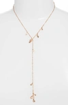 Kendra Scott Quincy Necklace In Rose Gold