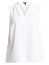 Nic+zoe Plus Easy Day To Night Sleeveless Top In Paper White
